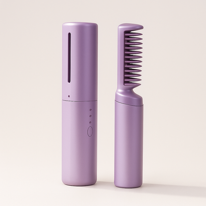 Portable Mini Hair Straightener & Hot Comb
