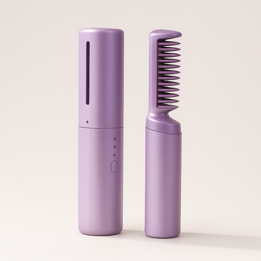 Portable Mini Hair Straightener & Hot Comb